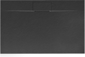 Cadita de dus Bazalt long 90x120 cm negru