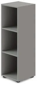 Dulap mediu îngust TopOffice 39,9 x 40,4 x 119,5 cm, gri