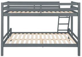 Pat supraetajat din lemn de pin Støraa Alpi23, gri