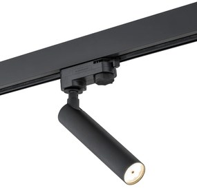 Spot LED pe sina ELBRUS negru / Accesoriu pentru sinele trifazate ARGON T-RACK