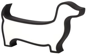 Lampă de birou pentru copii LED DOG LED/12W/230V neagră