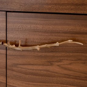 Comoda design LUX, Furnir de nuc, Charford