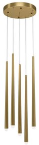 Lustra LED cu 5 pendule design modern Cascade alama