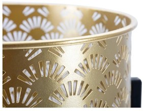 Set 2 suporturi pentru ghivece Mauro Ferretti Glissy, înălțime 38 cm, auriu