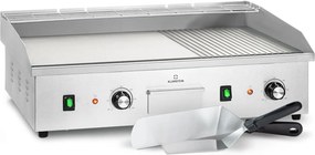 Klarstein Grillmeile 4400, grătar electric, Plancha, 2x2200W, placă de grătar din oțel inoxidabil
