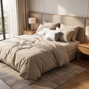 Perna cervicala ortopedica CERVI-SAN Bambus memory foam infuzat bambus antibacterian