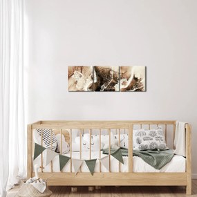 Tablou - Abstract (cu ceas) (90x30 cm)
