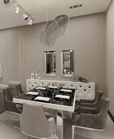 Panou decorativ riflaj orion perete 3d 60cm x 280cm = 1.68 m²
