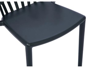 Scaun de grădină gri închis Capri - Bonami Essentials