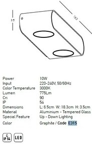 Aplica/Spot LED pentru iluminat exterior decorativ IP54 Scout