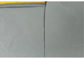 Fotoliu tip sac, gri material textil verde, ALIMOR