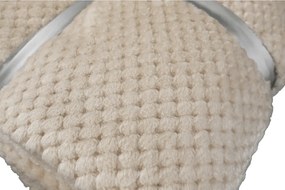 Pătură cu două feţe, bej-gri, 150x200, DEFANA TYP 2