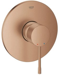 Grohe Essence Baterie dus monocomanda incastrata, cupru mat (brushed warm sunset)