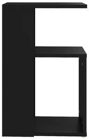 Masa laterala, negru, 36x30x56 cm, PAL 1, Negru