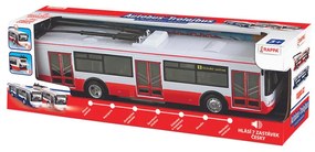 Troleibuz cu sunet și lumină Rappa, 28 cm