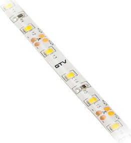 Bandă LED Flash GTV pentru mobilier, lumină neutră, 60 LED m, 730 lm m, 11 W m, 12V, IP65, 5 m Alb neutru, 11 W/m, 12 V, LED Flash, 730 lm/m, 8 mm