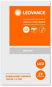 Corp de iluminat LED industrial cu senzor SUBMARINE 1xG13/19W/230V IP65 Ledvance