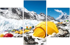 Tablou - Camping la munte (90x60 cm)