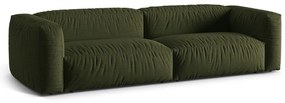 Canapea modulară verde 320 cm Martina – Micadoni Home