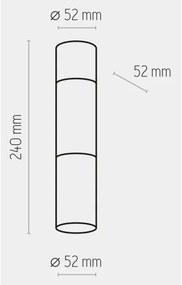Spot ELIT 1xGU10/10W/230V alb