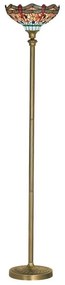 Lampadar cu sticla tiffany Dragonfly