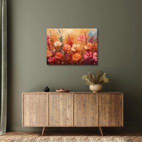 Tablou - Flori de pajiște, pictură (70x50 cm)