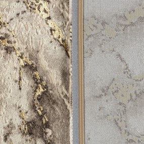 Covor Modern Living , Dormitor Dreptunghiular Marmara T160A Crem Gold (Alege dimensiunea: 80 x 150)