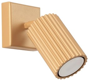 Spot auriu 8x16 cm Gleam – Sollux