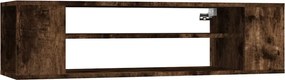 vidaXL Dulap TV suspendat, stejar fumuriu 100x30x26,5 cm lemn compozit