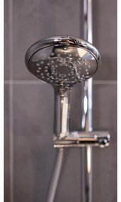 Pară de duș economică Wenko Automatic, ø 11 cm, cromat