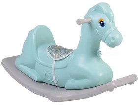 Calut balansoar pentru copii NOVOKIDS ™ Napoleon Horsee , Cu jucarie muzicala detasabila, Platforma de balansare, Dimensiuni 80x50x40 cm, max 50 kg,