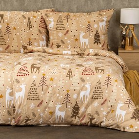 Lenjerie de pat din flanel 4Home Festive , 140 x200 cm, 70 x 90 cm, 140 x 200 cm, 70 x 90 cm