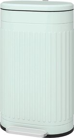 HOMCOM Coș de gunoi 30L cu pedală, capac, găleată interioară detașabilă, funcție Soft-Close, 36,5 x 31,2 x 60,8 cm, Verde | Aosom Romania