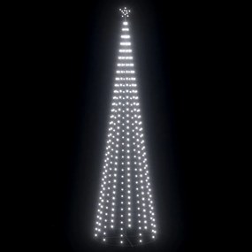 Decoratiune brad Craciun conic 752 LED-uri alb rece 160x500 cm 1, Alb rece, 160 x 500 cm, straight led style