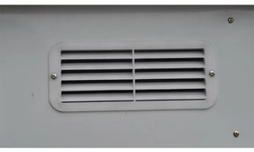 Depozit grădină pentru scule din tablă, alb / gri, 1,9x1,2 m, TEDOK