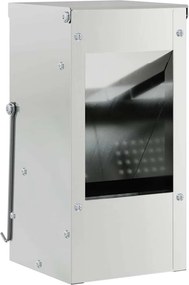 vidaXL Urmărire pentru iepuri Argintiu 12,5 x 12,5 x 25 cm