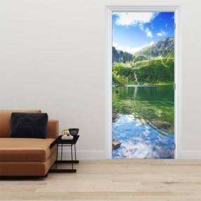 Fototapet pentru ușă - Lac în Munții Tatra (95x205cm)
