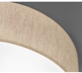 Plafonieră bej cu abajur textil ø 40 cm Thor – Fischer &amp; Honsel
