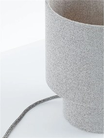Veioza, Lampa de masa cu abajur gri SYRIN