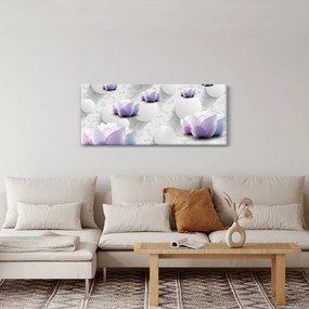 Tablou cu flori (120x50 cm)