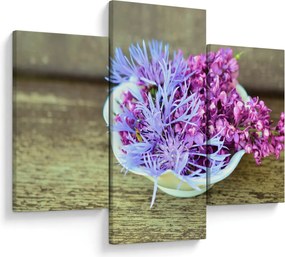 Tablou cu decorațiune din lavanda (90x60 cm)