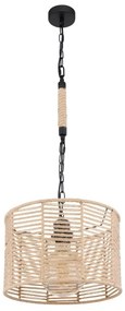 Pendul design modern Halia negru, maro 31cm