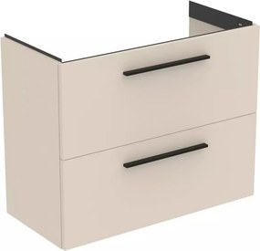 Dulap baza suspendat Ideal Standard i.life S 2 sertare bej - nisip 80 cm