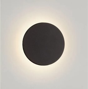Aplica lumina ambientala pentru fatade IP65 ELLUX negru 13cm