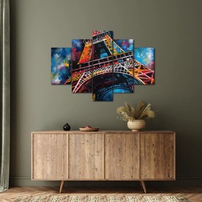Tablou - Pictură a Turnului Eiffel II. (150x105 cm)