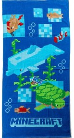 Minecraft Aquatic prosop de baie, prosop de plajă 70x140cm