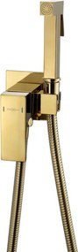Mexen Cube baterie bideu încastrate cu set punctual, aurie - 7599150-50
