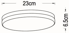 Plafonieră LED pentru baie Lucide 79111/24/30 BISKIT LED/12W/230V IP44 negru
