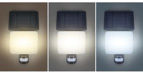 Solight WO785 - Proiector solar LED 11W cu senzor, 3,7V 4400mAh IP54