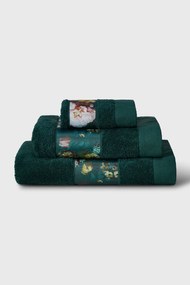 Prosoape Essenza Home Fleur, verde inchis verde 30x50 cm